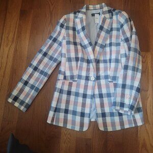 Talbots fukky, lined plaid jacket - NWTs
